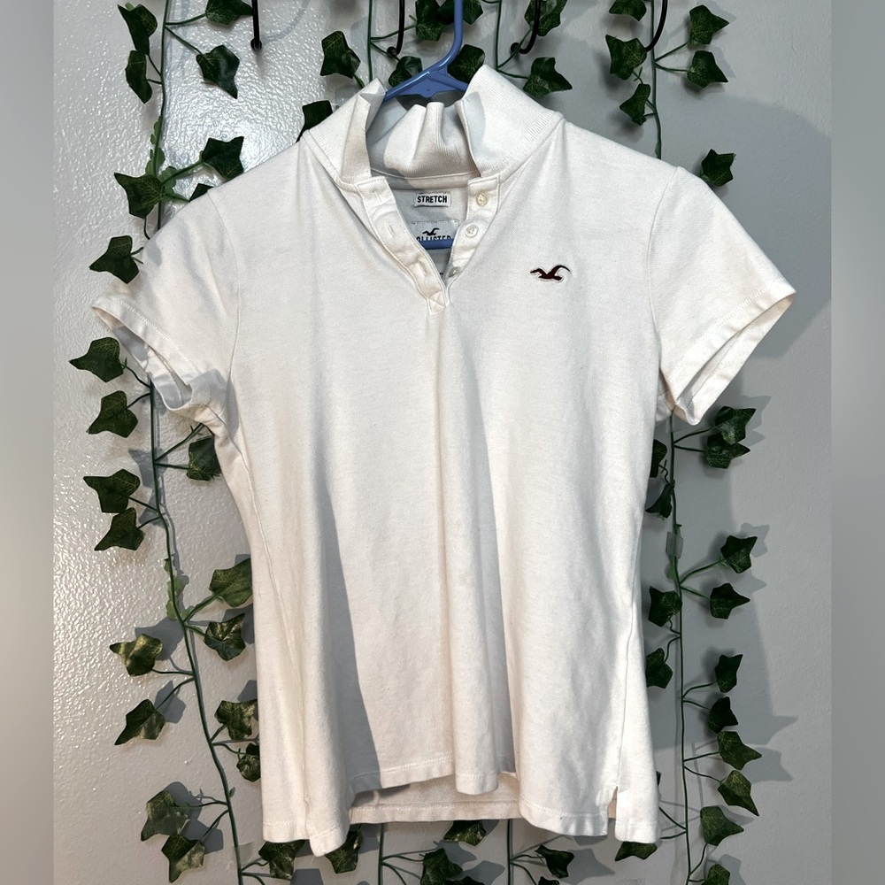 🛍️Hollister Polo 🛍️ Small  School Uniform 🛍️